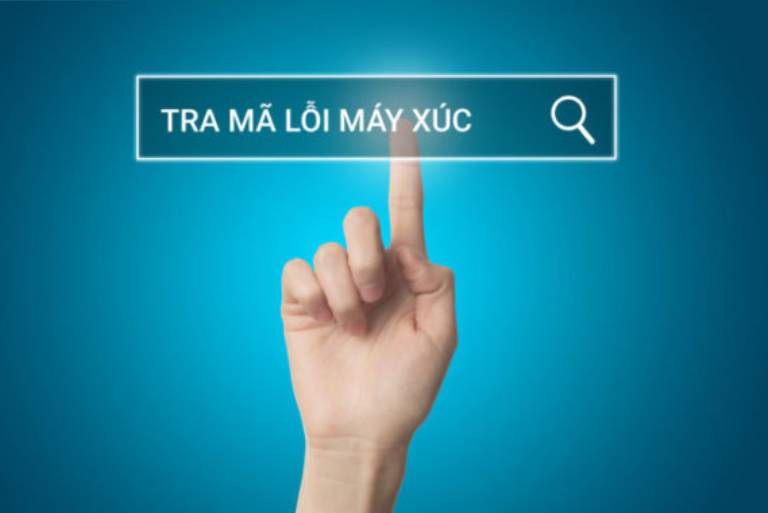 Hướng dẫn tra mã lỗi máy xúc