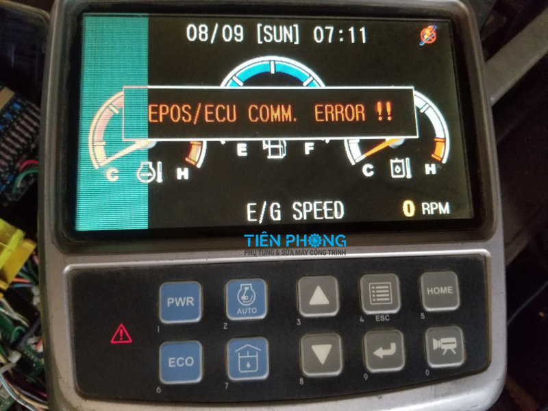 TIENPHONG sua man hinh may cuoc doosan - Sửa Máy Công Trình - Sửa Chữa Màn Hình Máy Xúc Uy Tín Ở Hồ Chí Minh