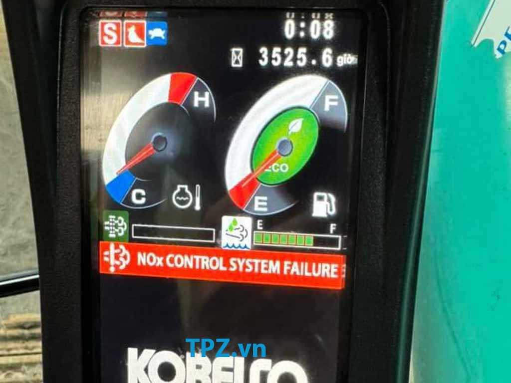 Lỗi: nox control system failure máy xúc SK210-10